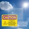 Signmission Radiation & Laser Sign, 10 in H x 14 in W, Plastic, Rectangle OS-2PACK-CR-P-1014-L-10145 - alternate 2